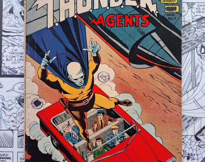 T.H.U.N.D.E.R. Agents #7 Thunder Death of Menthor Wally Wood Tower Action 1966