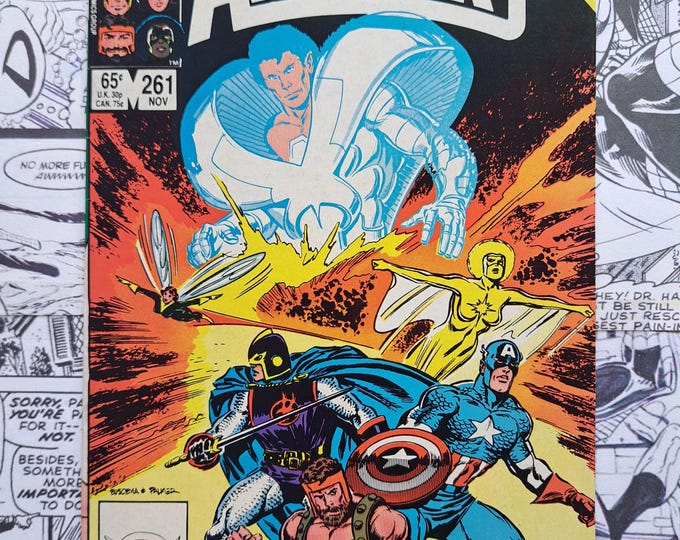 Avengers #261 John Buscema Cover and Art Secret Wars II Marvel 1985
