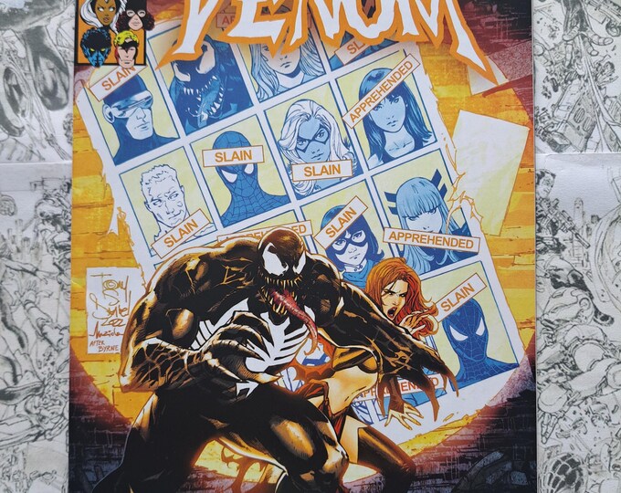 Venom #13 Tony Daniel Variant X-Men #141 Homage Marvel 2022