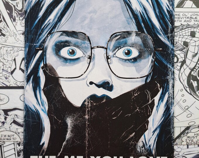 The Me You Love in the Dark #1 Megan Hutchison-Cates Blue Var LTD 750 Image 2021