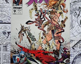 Spawn #9 First App Angela, Medieval Spawn & Cogliostro Todd McFarlane Image 1993