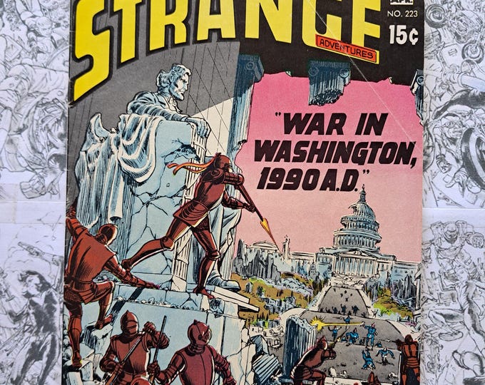 Strange Adventures #223  Adam Strange Appearance Joe Kubert DC Comics 1970