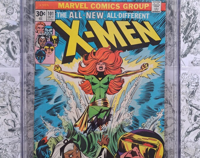 X-Men #101 CGC 5.0 Signed by Stan Lee First Appearance of Phoenix Marvel 1976