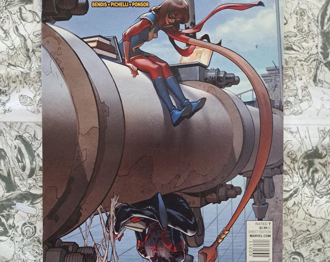 Spider-Man #3 Miles Morales Kamala Khan Bendis Marvel 2016