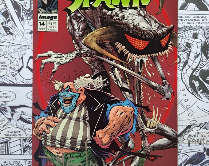 Spawn #14 Violator Cover Signed by Todd McFarlane Image 1993