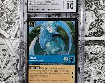 Sisu "Divine Water Dragon" 159/204 Non-Foil CGC 10 Legendary Lorcana