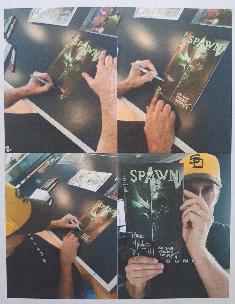 Spawn 285 RARE Spawn #285 Pre-sale Printer Sample Mattina Variant Signed by Todd ...