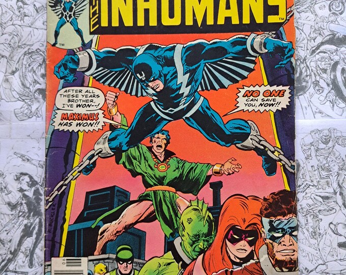 Inhumans #5 Black Bolt Marvel Comics 1976
