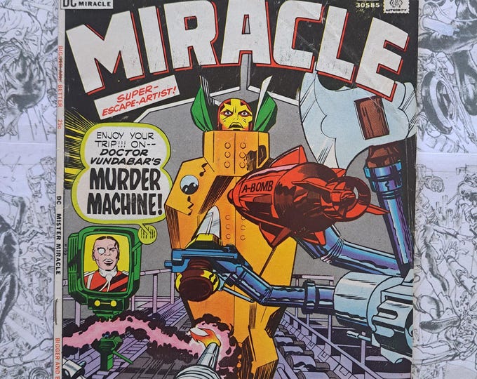Mister Miracle #5 First App Virman Vundabar Second Big Barda Jack Kirby DC 1971
