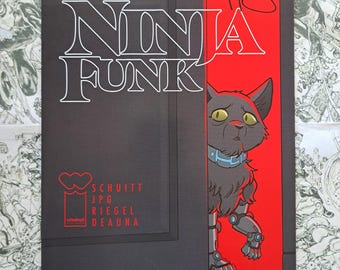 Ninja Funk #1 Incentive Tony Fleecs Stray Dogs Variant Signed Jpeg McFly w/COA