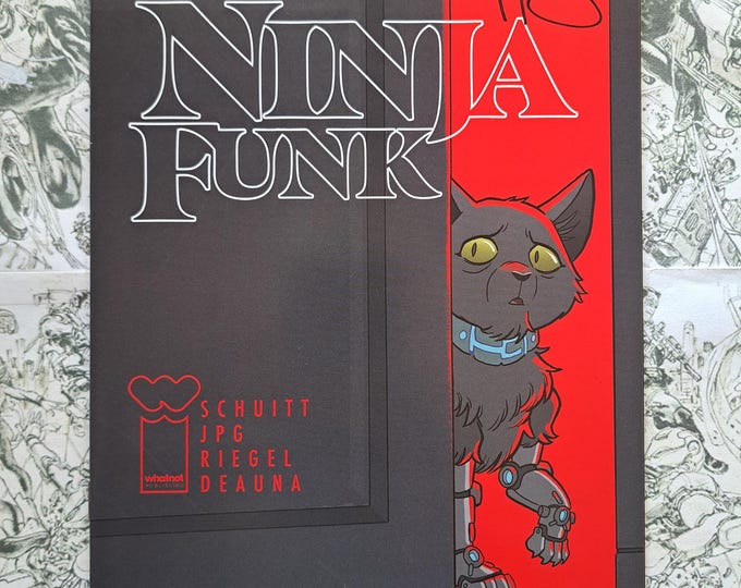 Ninja Funk #1 Incentive Tony Fleecs Stray Dogs Variant Signed Jpeg McFly w/COA