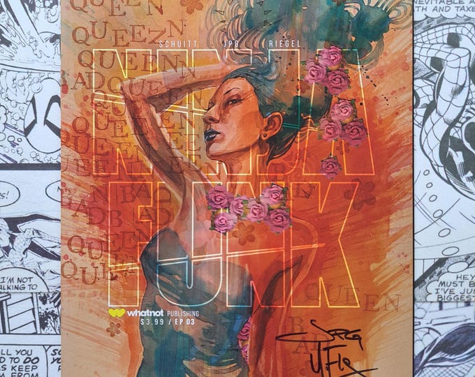 Ninja Funk #3 David Mack Cover Signed by JPG McFly w/COA Whatnot Publishing 2023