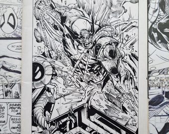Wolverine #300 Original Art Cover Signed and Inked by John Rivett Marvel 2012