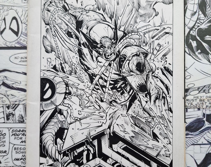 Wolverine #300 Original Art Cover Signed and Inked by John Rivett Marvel 2012