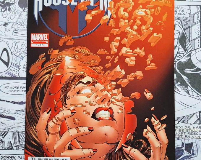 House Of M #1 RARE 1:20 Joe Quesada Scarlet Witch Variant Marvel 2005