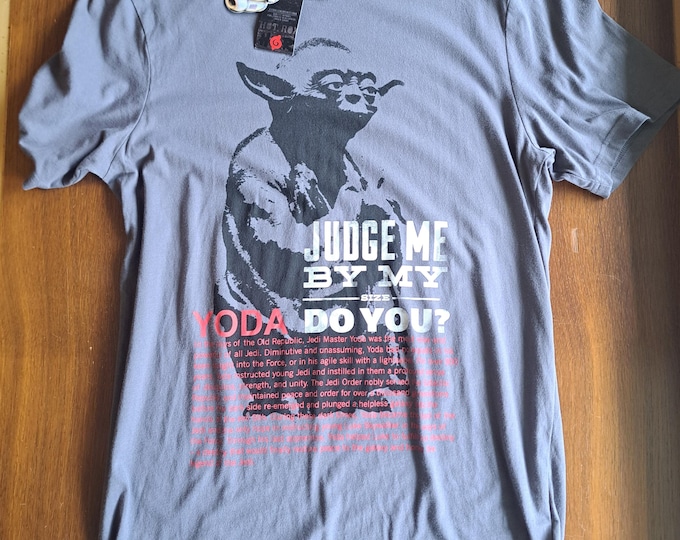 RARE Yoda Judge Me Do You? Hot Rox Shirt XXL Slim Fit New w/Tags