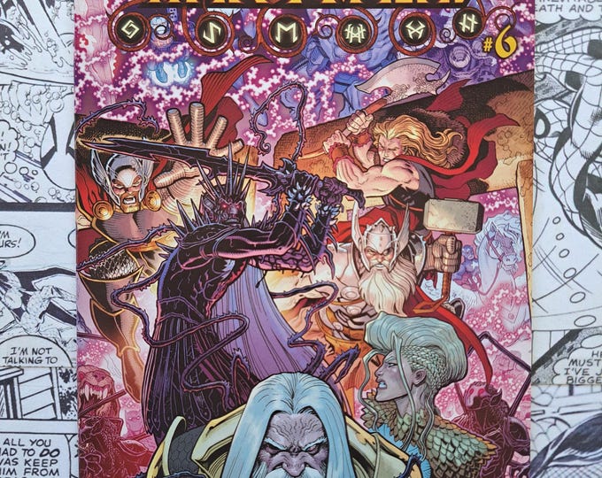 War of the Realms #6 Thor Obtains New Hammer and becomes All Father Marvel 2019