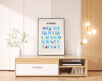 Kids alphabet poster