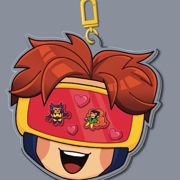 PREORDER Cyclops X Logan x Jean Shaker Charm