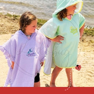 Hooded Towel, Embroidered Hooded Towel, Kids Towel Custom, Personalized Kids Birthday Gift, Kids Birthday Gift, Summer Birthday Gift, Towel