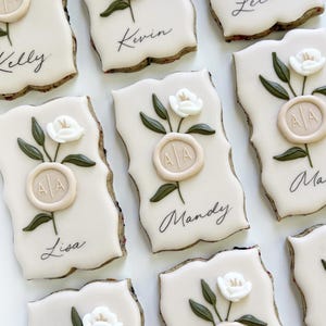 Elegant Rectangle Cookie Cutter- Rectangle Plaque