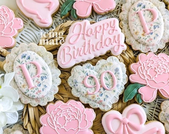 Floral Birthday Cookie Cutters