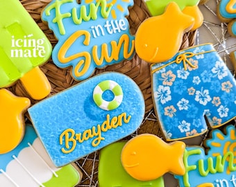 Fun in the Sun Cutters- Summer Treat Cookie Cutters