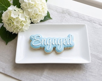 STL- Engaged Cookie Cutter- Digital File