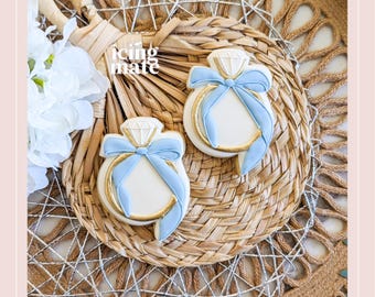 STL- Wedding Ring with Bow Cookie Cutter DIGITAL file