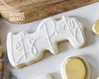 Let's Party- Neon Sign Cookie Cutter