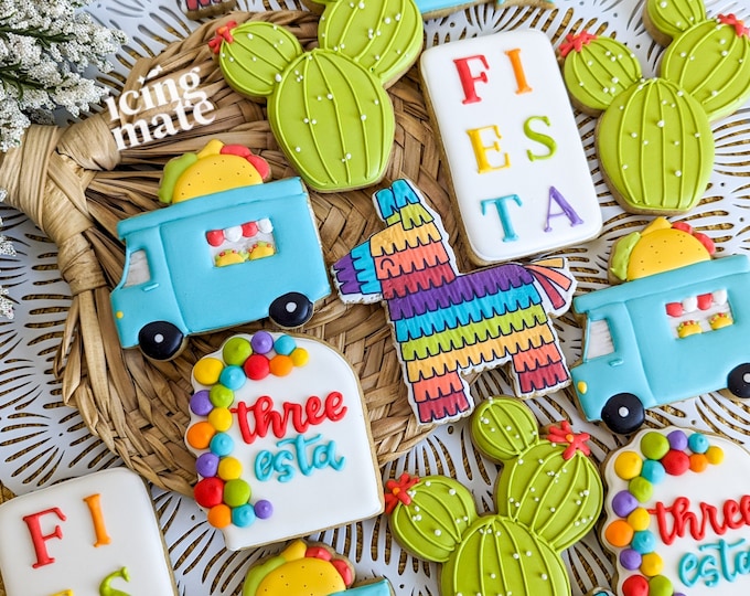 BUNDLE- Fiesta Cookie Cutter Set- three-esta