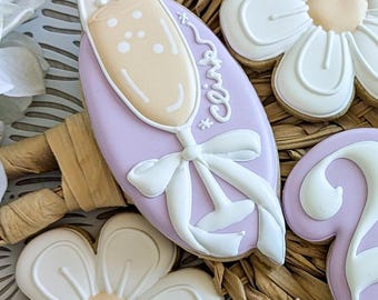Bow Champagne Glass- Cookie Cutter