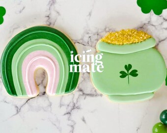 Rainbow and Pot of Gold Cookie Cutter- March