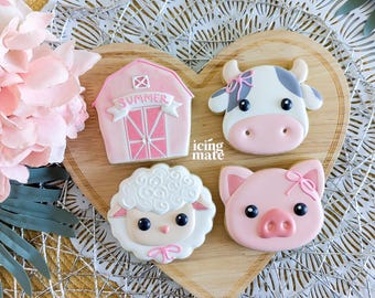 BUNDLE - Barnyard Animal Cookie Cutters