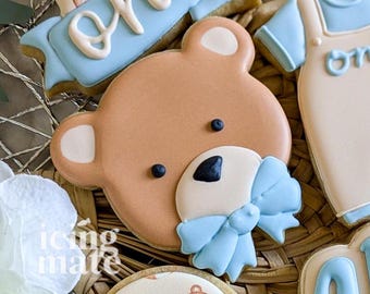 Bear with Bow- Cookie Cutter