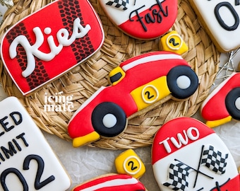 Two Fast- Race Car Cookie Cutter