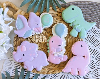 BUNDLE- Three Rex- Dinosaur cookie cutter set