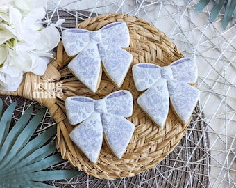 Bow 2 Cookie Cutter- Coquette Ribbon