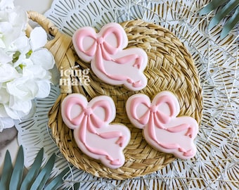 Bow 1 Cookie Cutter- Coquette Ribbon
