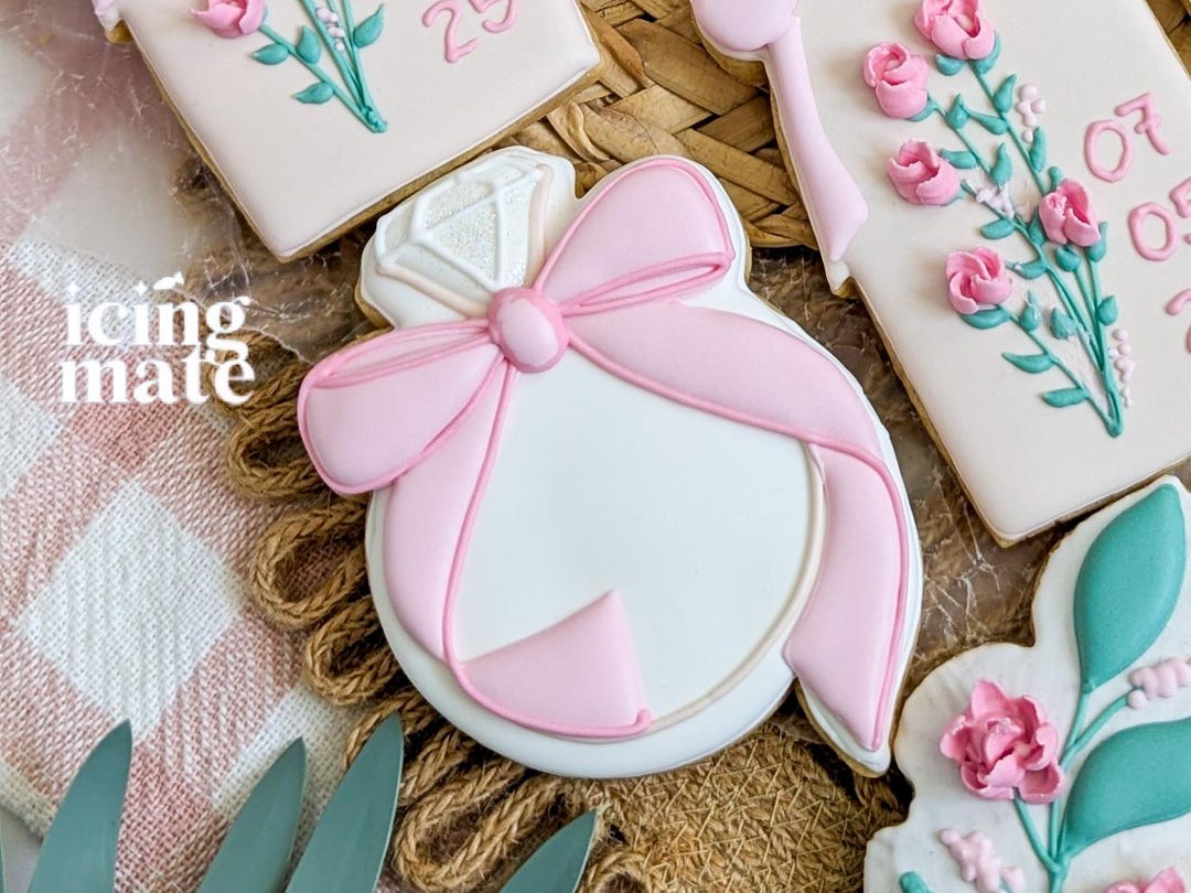 Bridal- Wedding- Bow Ring Cookie Cutter - Etsy