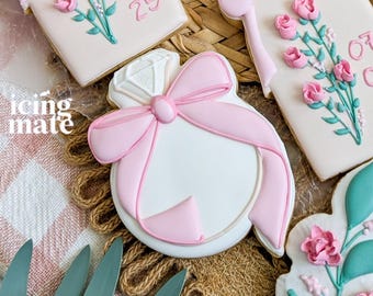 Bridal- Wedding- Bow Ring Cookie Cutter