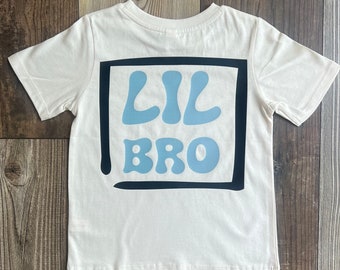 CHEMISE LIL BRO frère | T-shirt petit frère, chemise enfant assortie, vêtements pour frère et sœur