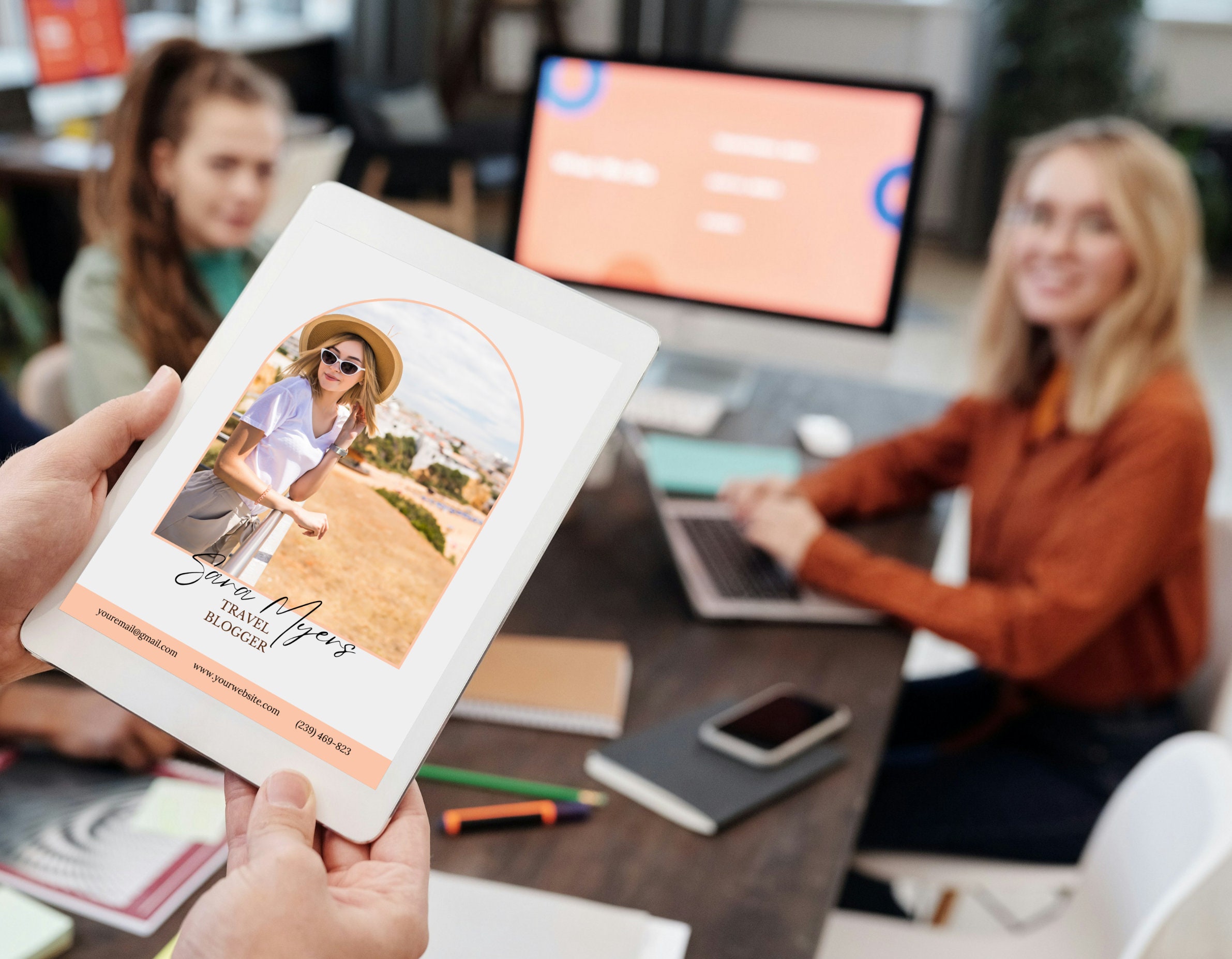 Travel Blogger Media Kit Template: Influencer Rate Card (digital ...
