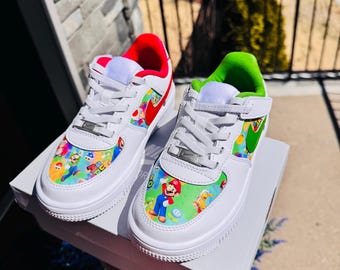 Inspired by super Mario bros original Nike Air Force