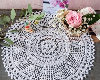 Crochet Doilies, Cotton Doily, Wedding Decorations, Home Decor, Table Decorations, Room Interior, Modern Doilies, Crafts Doilies