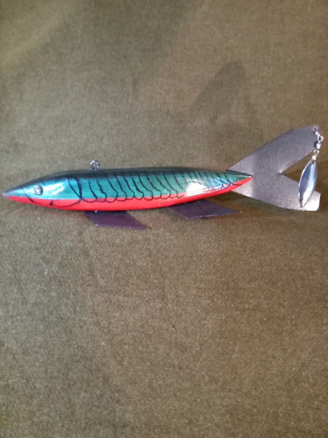 Hand Carved Wood Fish Spearing Decoys Etsy