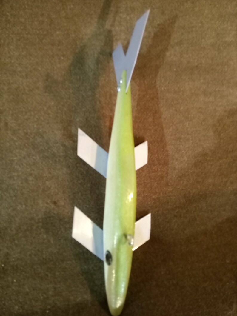 Hand Carved Wood Fish Spearing Decoys Etsy