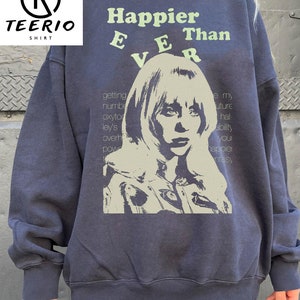 Billie eilish hotsell hoodie etsy
