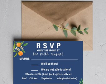 Blue Citrus RSVP