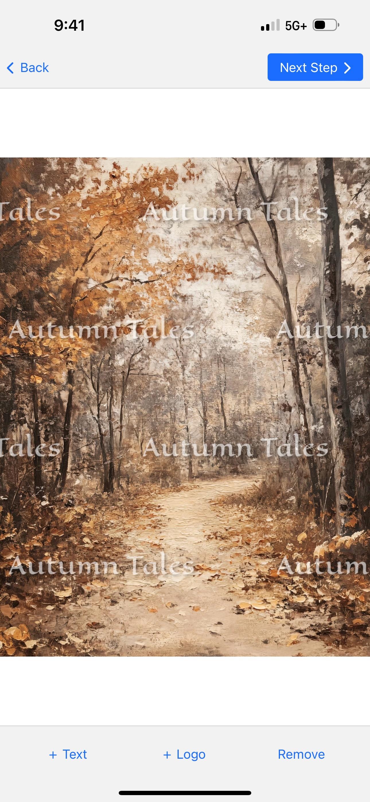 Vintage Fall Wall Art Print Enchanted Moody Forest Landscape Nature ...